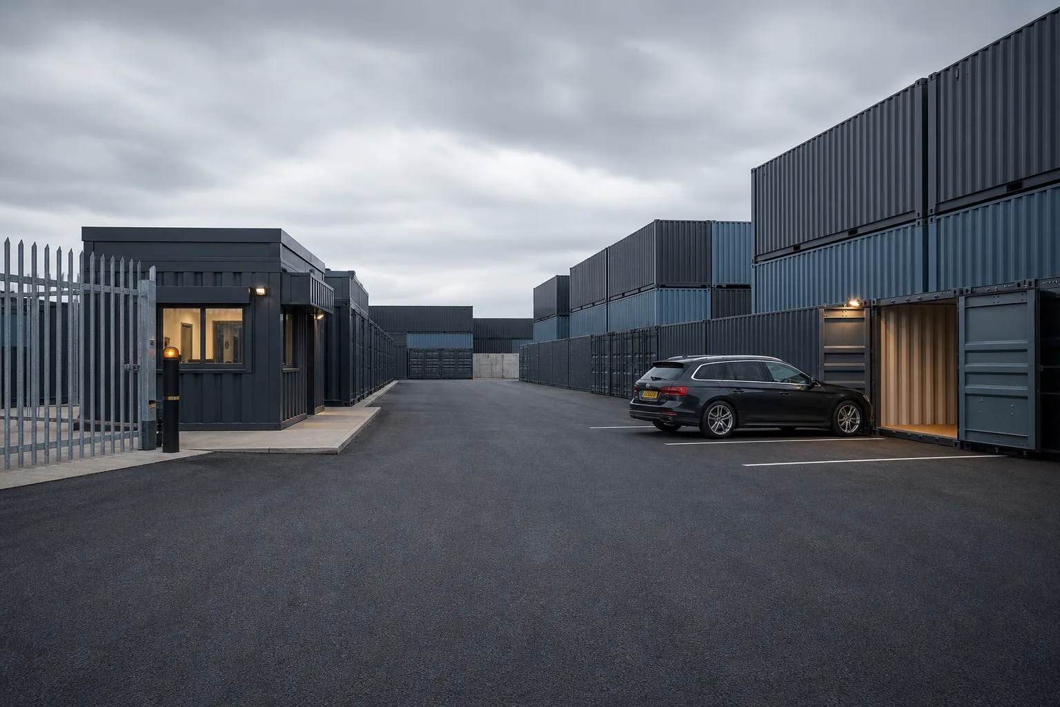 Container sites